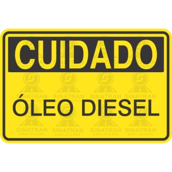 Cuidado - óleo diesel